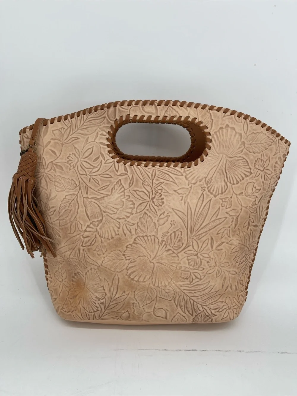 The Sak Camarillo Leather Floral Embossed Women’s Tote